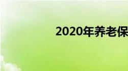 2020年养老保险多少钱