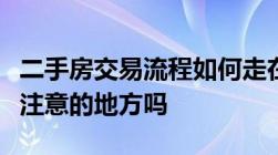 二手房交易流程如何走在交易方面有什么需要注意的地方吗