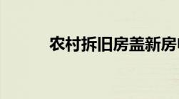 农村拆旧房盖新房申请书怎么写