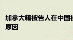 加拿大籍被告人在中国被毒贩在香港被判死刑原因