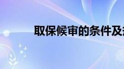 取保候审的条件及规定是怎样的