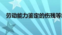 劳动能力鉴定的伤残等级一共分为几级呢