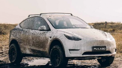 配备综合悬架套件的特斯拉 Model Y 和 Model 3 变身名副其实的越野车