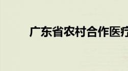 广东省农村合作医疗异地报销流程