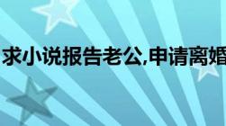 求小说报告老公,申请离婚txt全文加番外,谢谢