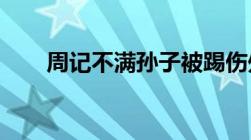 周记不满孙子被踢伤处罚结果是什么