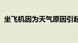 坐飞机因为天气原因引起返航的赔偿标准是