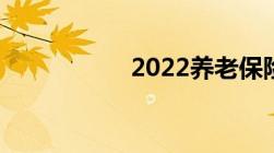 2022养老保险新政策