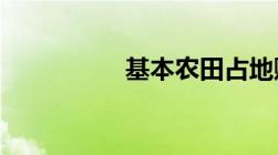 基本农田占地赔偿标准