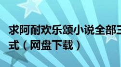 求阿耐欢乐颂小说全部三季电子书资源TXT格式（网盘下载）