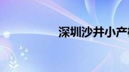 深圳沙井小产权房政策