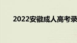 2022安徽成人高考录取结果查询时间