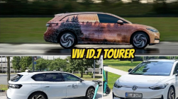 大众展示了带有独家迷彩的 ID.7 Tourer 原型车