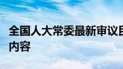 全国人大常委最新审议民事诉讼法修正案草案内容