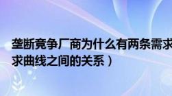 垄断竞争厂商为什么有两条需求曲线（垄断竞争厂商两条需求曲线之间的关系）