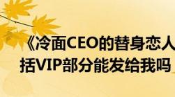 《冷面CEO的替身恋人：借腹》TXT全文包括VIP部分能发给我吗