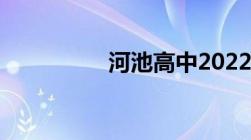 河池高中2022高考成绩