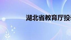 湖北省教育厅投诉电话号码