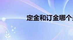 定金和订金哪个是可以退的