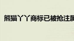 熊猫丫丫商标已被抢注属于哪一类侵权行为