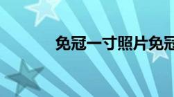 免冠一寸照片免冠是什么意思