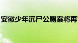 安徽少年沉尸公厕案将再审故意杀人罪怎么判