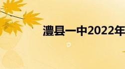 澧县一中2022年高考录取榜