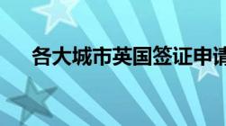 各大城市英国签证申请中心地址是什么