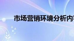 市场营销环境分析内容和方法有哪些