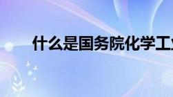 什么是国务院化学工业行政主管部门