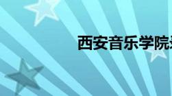 西安音乐学院录取分数