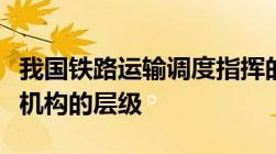 我国铁路运输调度指挥的管理原则及调度指挥机构的层级