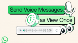 WhatsApp 的照片和视频查看一次功能扩展到语音消息