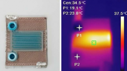 科学家3D打印自加热微流体装置