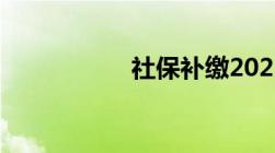 社保补缴2021新规定