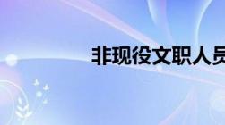 非现役文职人员报考条件