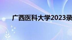 广西医科大学2023录取分数线是多少