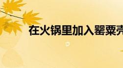 在火锅里加入罂粟壳属于什么行为