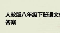 人教版八年级下册语文作业本《云南的歌会》答案