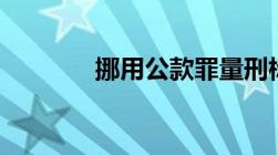 挪用公款罪量刑标准2022年