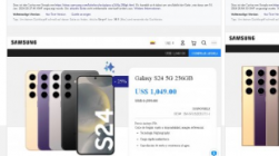 三星 Galaxy S24 和 Galaxy S24 Ultra 意外在公司官方商店上架