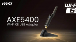 微星推出 AXE5400 Wi-Fi 6E USB 适配器