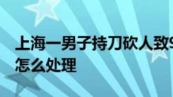 上海一男子持刀砍人致9伤精神病人持刀伤人怎么处理