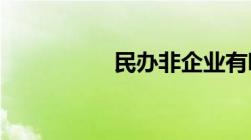 民办非企业有哪些单位