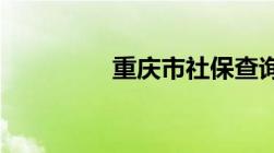 重庆市社保查询个人账户