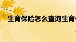 生育保险怎么查询生育保险查询方式一览