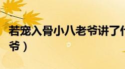 若宠入骨小八老爷讲了什么（若宠入骨小八老爷）