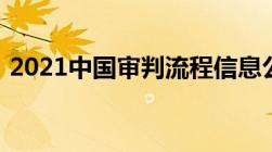 2021中国审判流程信息公开网案件怎么查询