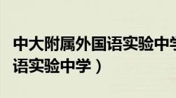 中大附属外国语实验中学排名（中大附属外国语实验中学）