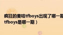 疯狂的麦咭tfboys出现了哪一期哪一集（疯狂的麦咭第三季tfboys是哪一期）